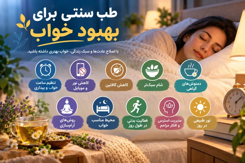 طب سنتی برای بهبود خواب چه رویکردی دارد؟